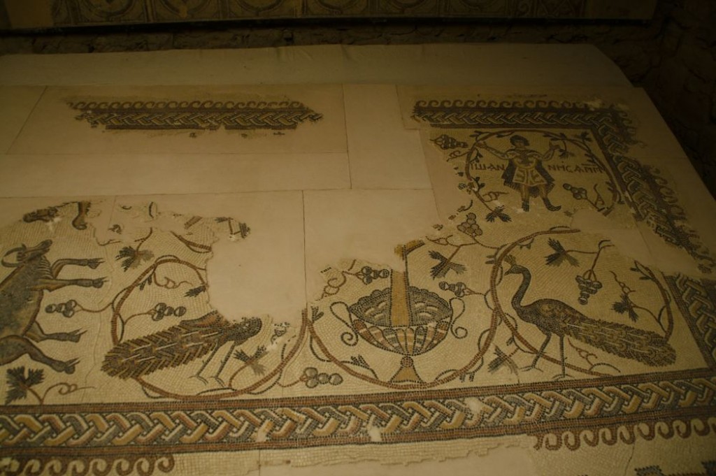 Mosaics inside Moses Memorial Church.